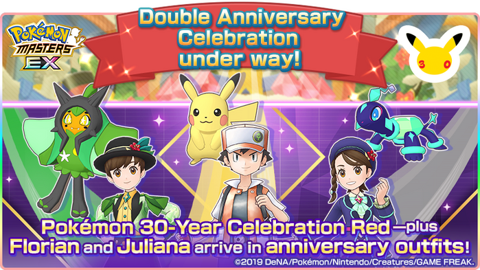 Pokémon Masters EX - Pokémon Masters EX 6.5 Years × Pokémon 30-Year Celebration