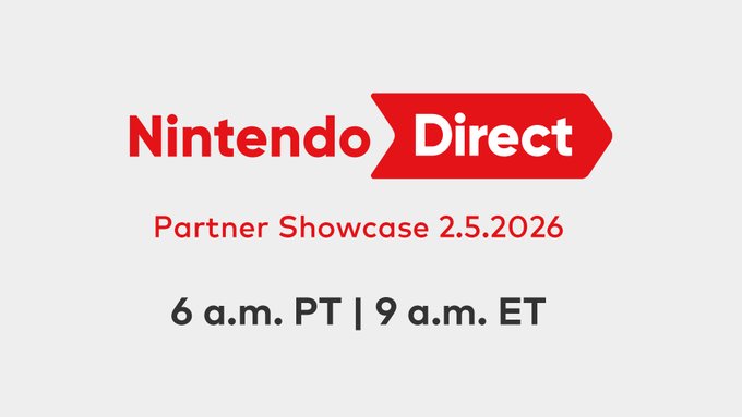 Video – Tune in now to the Nintendo Direct: Partner Showcase featuring 30 minutes of information on upcoming Nintendo Switch 2 and Nintendo Switch games