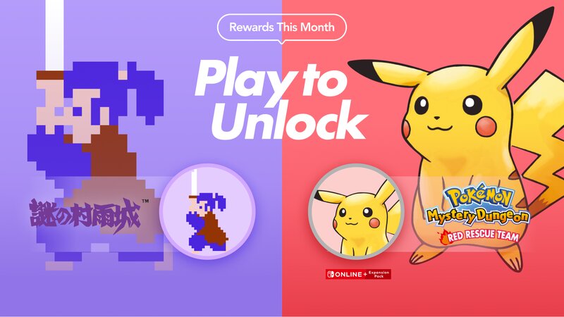 Nintendo Switch Online + Expansion Pack members can now play to unlock Pokémon Mystery Dungeon: Red Rescue Team retro icon elements inspired by the classic Game Boy Advance game