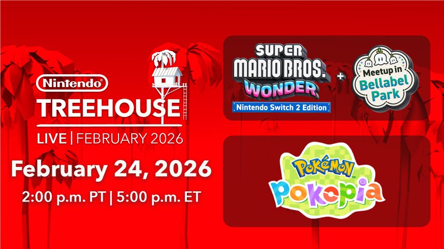 Video – Tune in now to a new Nintendo Treehouse: Live presentation featuring hands-on gameplay of Pokémon Pokopia