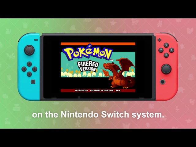 Pokémon FireRed and LeafGreen on Nintendo Switch do not support online play, but it will be possible to connect with up to four other players in the Pokémon Wireless Club and players can access Union Rooms to trade, battle or play a minigame
