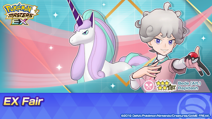 Pokémon Masters EX - 5★ Bede Alt & Rapidash EX Fair