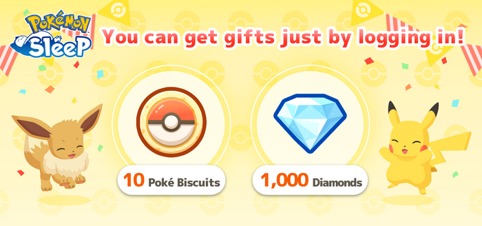 Pokémon Sleep - Pokémon Day Broadcast Commemorative Gift