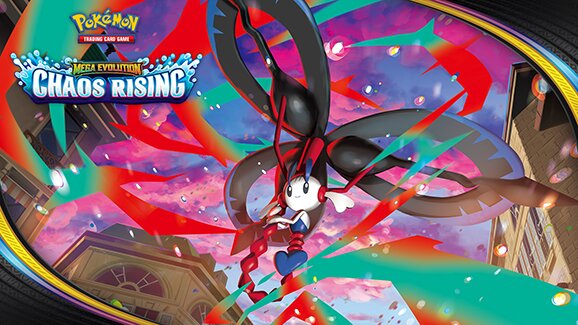 New Pokémon TCG: Mega Evolution—Chaos Rising expansion will be released worldwide on May 22 featuring five Mega Evolution Pokémon ex, five Pokémon ex, 11 illustration rare Pokémon and more