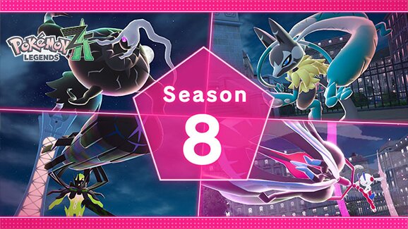 Pokémon Legends: Z‑A Ranked Battles Season 8 will run from March 11 to April 1 featuring a ruleset that permits only Pokémon that have Mega Evolutions first introduced in Pokémon Legends: Z-A or the Mega Dimension DLC