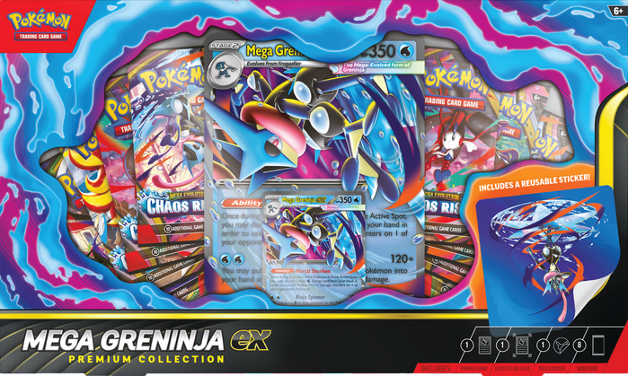 Pokémon TCG: Mega Greninja ex Premium Collection