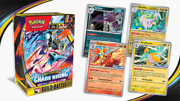 Pokémon TCG: Mega Evolution Chaos Rising Build & Battle Box