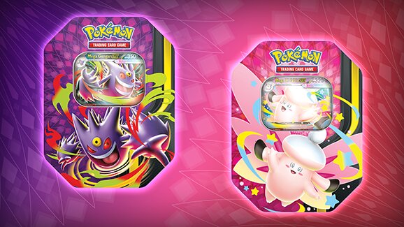 New Pokémon TCG: Mega Moonlit Tins and Pokémon TCG: Lumiose City Mini Tins revealed and will be released June 5 in stores and the official Pokémon Center
