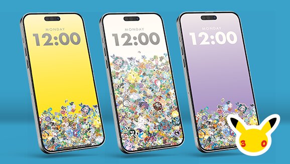 Official Pokémon “What’s Your Favorite?” phone wallpapers available now to download to celebrate 30 years of Pokémon