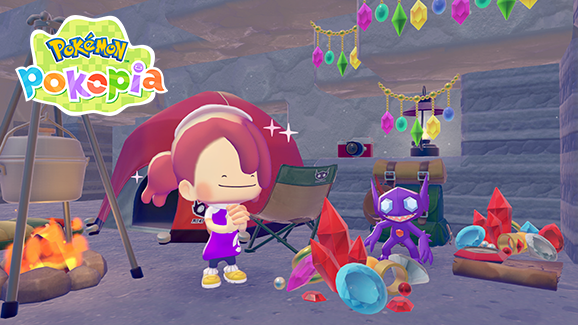 Pokémon Pokopia - Search for Treasure During Sableye’s Gem Hunt