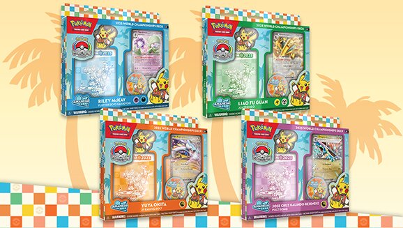 New 2025 Pokémon TCG World Championships Decks revealed and will be released June 5 in stores and the official Pokémon Center