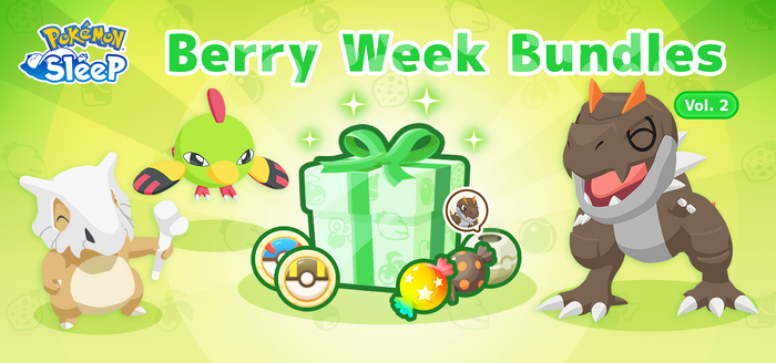 Pokémon Sleep - Berry Week Bundles Vol. 2 Include Tyrunt Incense!