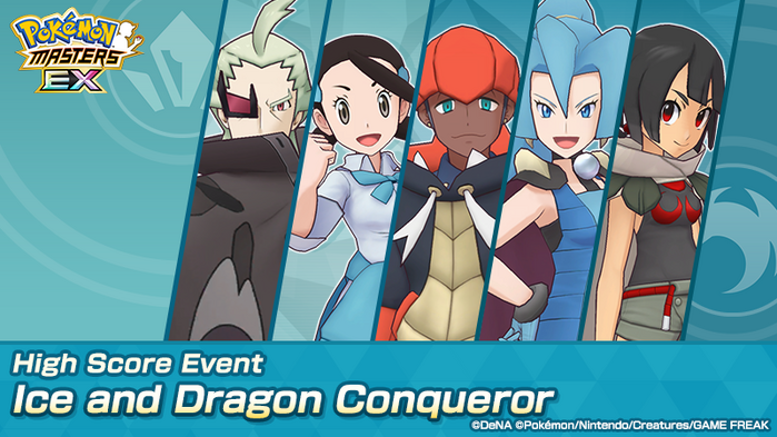 Pokémon Masters EX - High Score Even Ice and Dragon Conqueror / Special Event Rolling in Gold
