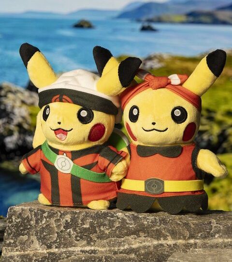 New Hoenn Region Paired Pikachu Poké Plush available now at the official Pokémon Center