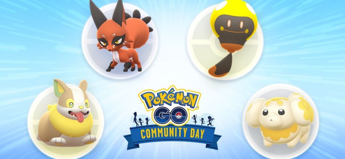 Pokémon GO Community Day poll starts May 30 via the official Pokémon GO YouTube channel to let you pick between Yamper, Nickit, Tympole and Fidough to be the featured Pokémon