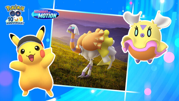 Pokémon GO Spring Marathon event now underway until May 18 featuring the debuts of Pikachu and Shiny Pikachu wearing a marathon visor, Flittle, Espathra, special event bonuses and more
