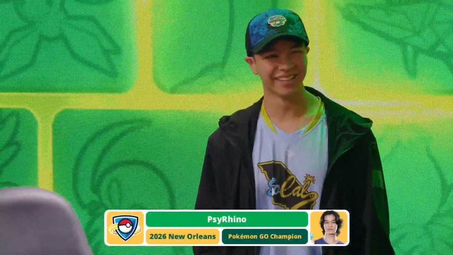 PsyRhino is the Pokémon GO Champion at the 2026 Pokémon North America International Championships