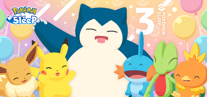 Pokémon Sleep - Third Anniversary Prelude Event