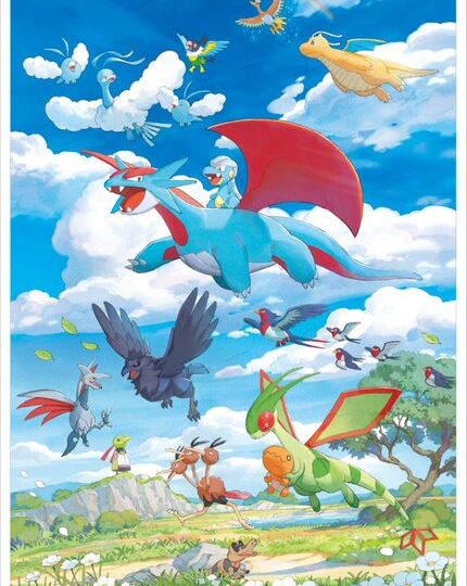 Official art from the Flying High Plush collection confirmed to be coming soon to the Pokémon Center