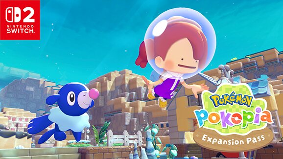 Pokémon Pokopia paid Expansion Pass debuts Bubbly Basin in August 2026 alongside separate free Dive update that lets you explore and decorate underwater