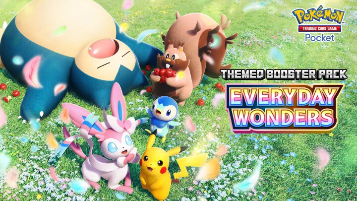 New Pokémon TCG Pocket Everyday Wonders expansion launches June 29 at 6 p.m. PT featuring Pikachu, Piplup, Snorlax, Greedent, Sylveon, Hisuian Zoroark ex, Mega Diancie ex and more