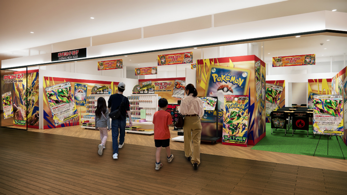 Pokémon Card Store - 5 Temporary Pop-up Locations with a Facial Recognition System