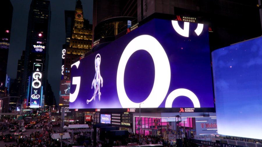 Pokémon GO 10th anniversary Times Square event rewarded invited attendees with guaranteed perfect-IV Mega Mewtwo as an exclusive reward