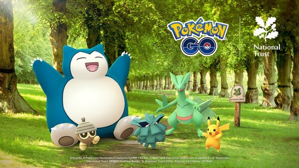Pokémon GO teams up with the National Trust for summer event across England, Wales and Northern Ireland from July 18 to Sept. 6