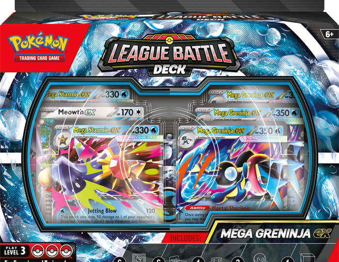Pokémon TCG: Mega Greninja ex League Battle Deck