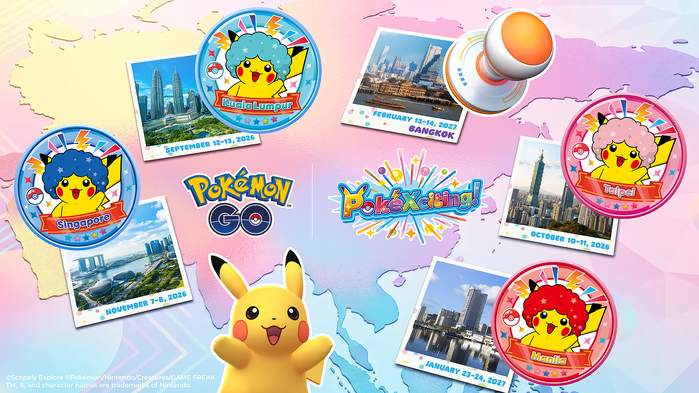Pokémon GO - PokéXciting! cross-region GO Stamp Rally - Asia-Pacific Region