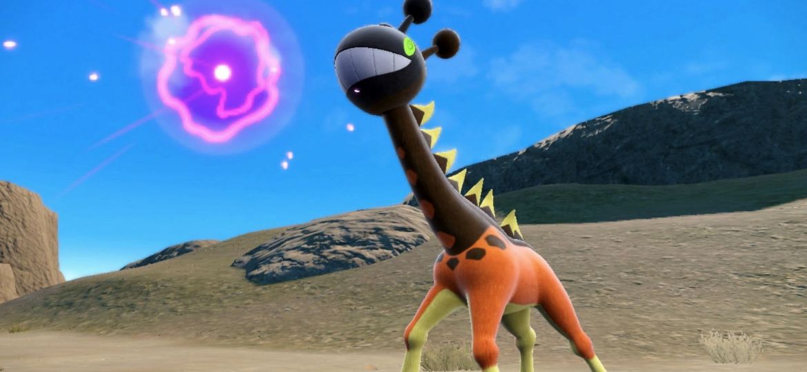 Pokémon Scarlet and Violet add Mighty Mark Farigiraf Tera Raid event
