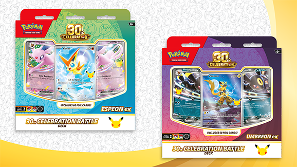 Pokémon TCG: 30th Celebration Battle Deck Espeon ex / Umbreon ex