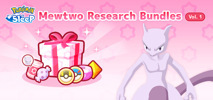 Pokémon Sleep - Mewtwo Research Bundles