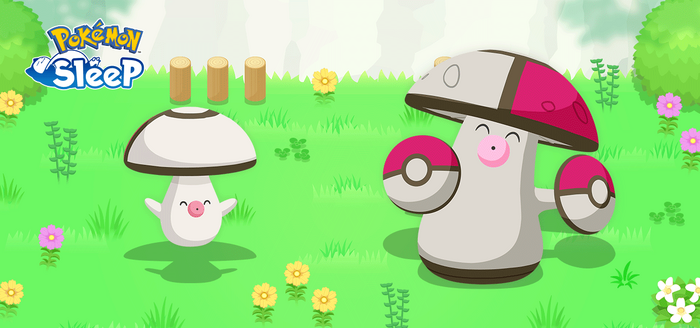 Pokémon Sleep - New Arrivals: Foongus and Amoonguss