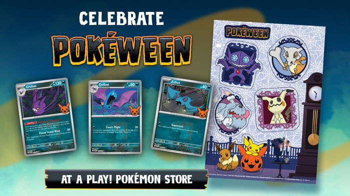 Play! Pokémon - Pokéween Promo Cards and Sticker Sheet