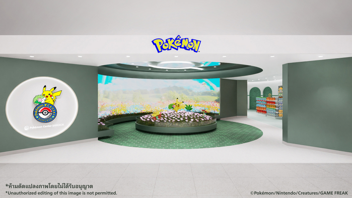 Pokémon Center BANGKOK - December 2026 / Shaymin on Logo