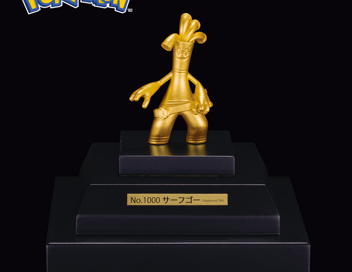 SGC - Yokohama Grand Gold Exhibition - Gold Leaf Life-size Surfugo and Pikachu