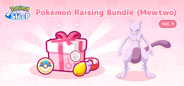 Pokémon Sleep - Pokémon Raising Bundle (Mewtwo) Vol. 1 Includes Main Skill Seed (Mewtwo)!
