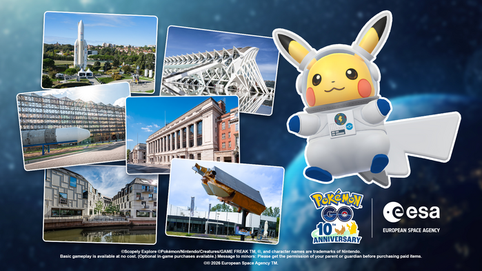 Pokémon GO partners with the European Space Agency - Astronaut Pikachu