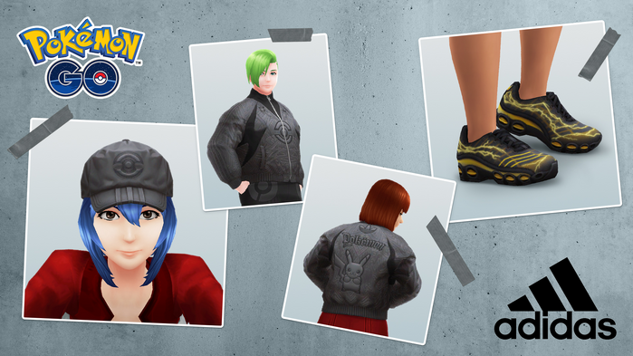 Pokémon GO - Avatar items from the adidas Pokémon Collection