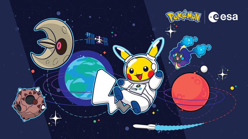 Pokémon partners with European Space Agency for World Space Week 2026