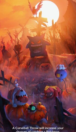 Pokémon GO unveils new Twilight Trails loading screen with Halloween theme