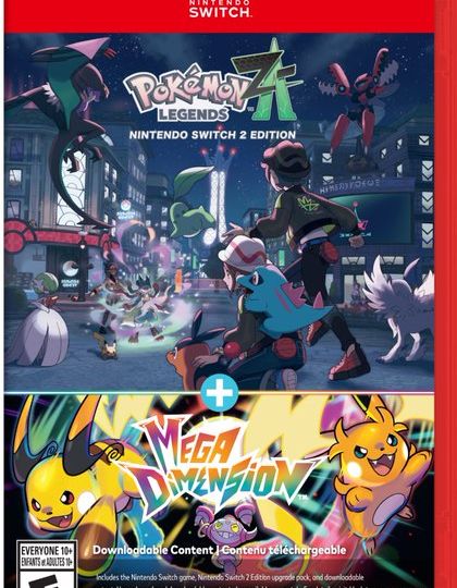 Pokémon Legends: Z-A Switch 2 Edition bundle with Mega Dimension DLC launches Oct. 29