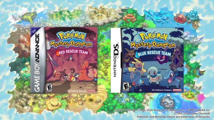 Pokémon Mystery Dungeon: Red and Blue Rescue Team celebrate 20th anniversary