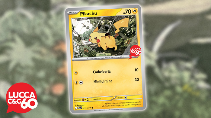 Lucca Comics & Games 2026 - Pikachu TCG Promo Card