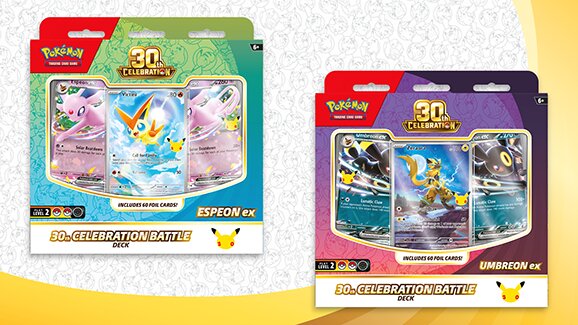 Pokémon TCG 30th Celebration products expand across October 2026 lineup