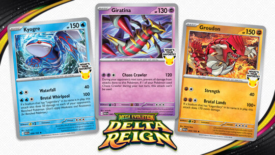 Pokémon TCG Kyogre, Groudon and Giratina promo cards offered with $15 purchase